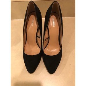 Women’s Express Black Chunky Heel